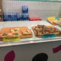 Vegan offerings at Unregular Pizza in New York City