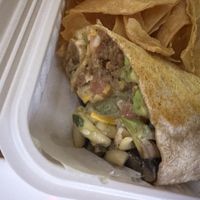 Twisted burrito   at Next Stop Vegan in Brooklyn