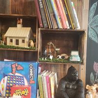 Books to read, games to play at Next Stop Vegan in Brooklyn