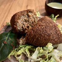 Quipe/kibbeh  at Next Stop Vegan in Brooklyn