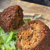 Quipe / Kibbeh at Next Stop Vegan in Brooklyn