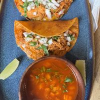 Birria tacos  at Next Stop Vegan in Brooklyn