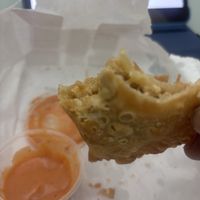 Faux chicken empanada, not the pizza empanada I ordered    at Next Stop Vegan in Brooklyn