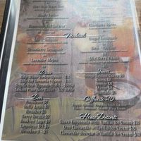 Drink menu  at NSV Creative Caribbean Kitchen in Brooklyn