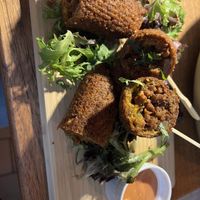 Alcapurrias  at NSV Creative Caribbean Kitchen in Brooklyn