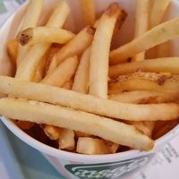 Yummy fries at Neat Burger - Dubai Mall in Dubai