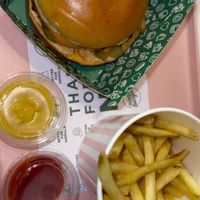 smash daddy burger and fries  at Neat Burger - Dubai Mall in Dubai