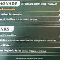 drinks August 23  at Neat Burger - Dubai Mall in Dubai