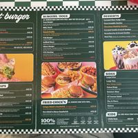 Regular menu  at Neat Burger - Dubai Mall in Dubai