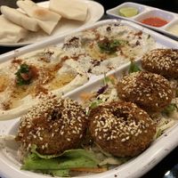 Hummus, moutabal falafel set 200 baht  at Rubai Restaurant in Pattaya