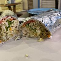 Falafel sandwich, 80 baht  at Rubai Restaurant in Pattaya