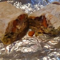 Build up your own vegan burrito at Juicy Avenue - Triana in Gran Canaria