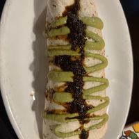 Vegan breakfast burrito with vegan chorizoo  at El Mundo Highlands in Louisville