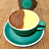 Turmeric latte at Common Grounds in Dubai