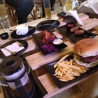 A well filled table! at Crossways Plant Based Cafe in Pune