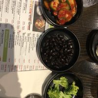 Vegan side dishes   at BCD Tofu House in New York City