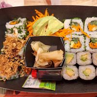 Vegan sushi box at BRU - Itsu - B Gates in Brussels