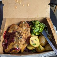 Veganes Schnitzel - 5/5 at Unser Cafe in Berlin