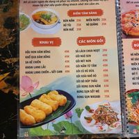 Menu 2 at NHÀ HÀNG CHAY TÙ TÂM in Pleiku
