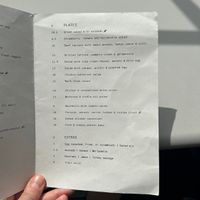 Vegan options with carrot symbol  at Wagmi Coffee in Limassol