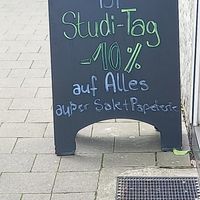 10% student's discount every day at Herr Többen in Muenster
