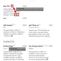 vegan/vegetarian menu (August 2023) at kim& in Aachen