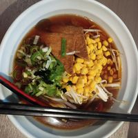 Vegan ramen shoyu at Ramen Bar Sensei in Rotterdam