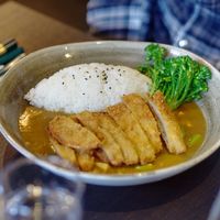Katsu curry at Soul Vegan in Edinburgh
