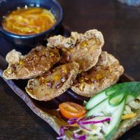 Sweetcorn fritters at Soul Vegan in Edinburgh