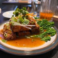 Soul’s special deep fried tofu  at Soul Vegan in Edinburgh