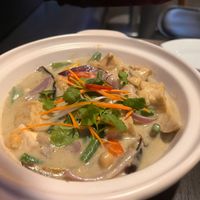 Green curry  at Soul Vegan in Edinburgh