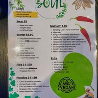 Soul Vegan Menu #Veganuary at Soul Vegan in Edinburgh
