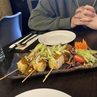 Tofu satay starter   at Soul Vegan in Edinburgh