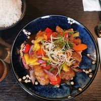 Sweet & Sour Lion's Mane at Soul Vegan in Edinburgh