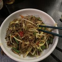 Singapore noodles  at Soul Vegan in Edinburgh