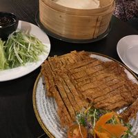 Vegan duck and pancakes   at Soul Vegan in Edinburgh