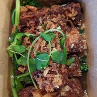 Soul's special deep fried tofu takeaway at Soul Vegan in Edinburgh