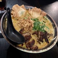 Laksa noodles   at Soul Vegan in Edinburgh