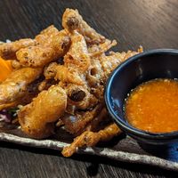Fried mushrooms at Soul Vegan in Edinburgh