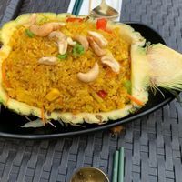 Pineapple fried rice at Soul Vegan in Edinburgh