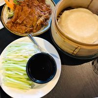 Tofu skin hoisin pancakes  at Soul Vegan in Edinburgh