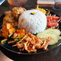 Nasi lemak at Soul Vegan in Edinburgh