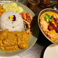 Nasi lemak and laksa at Soul Vegan in Edinburgh