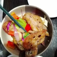 Salt and pepper Lotus flower at Soul Vegan in Edinburgh