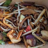 Mixed Vegetables Fried Udon at Soul Vegan in Edinburgh