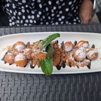Deep Fried Sweet Potato Balls (Dessert) at Soul Vegan in Edinburgh