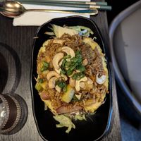 Pineapple fried rice at Soul Vegan in Edinburgh