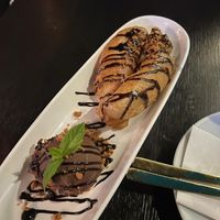 Banana fritters  at Soul Vegan in Edinburgh