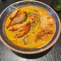 Laksa noodle at Soul Vegan in Edinburgh