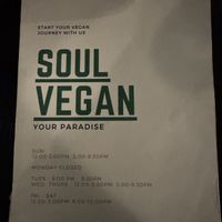   at Soul Vegan in Edinburgh